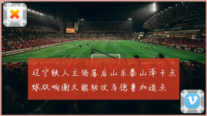 辽宁铁人主场落后山东泰山泽卡点球双响谢文能助攻马德鲁加造点