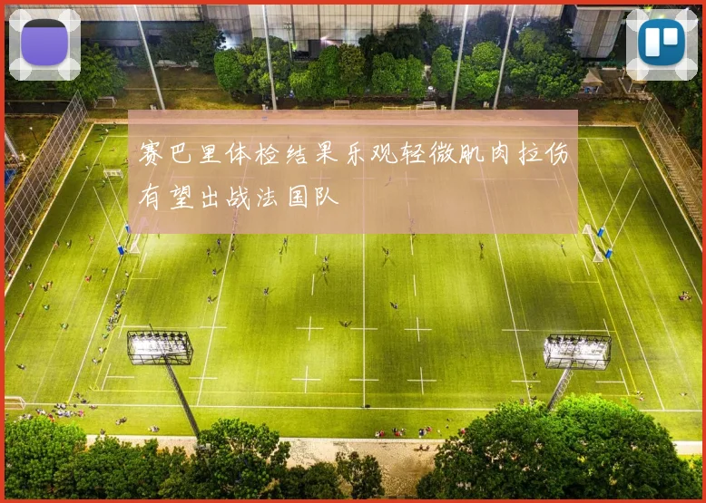 赛巴里体检结果乐观轻微肌肉拉伤有望出战法国队